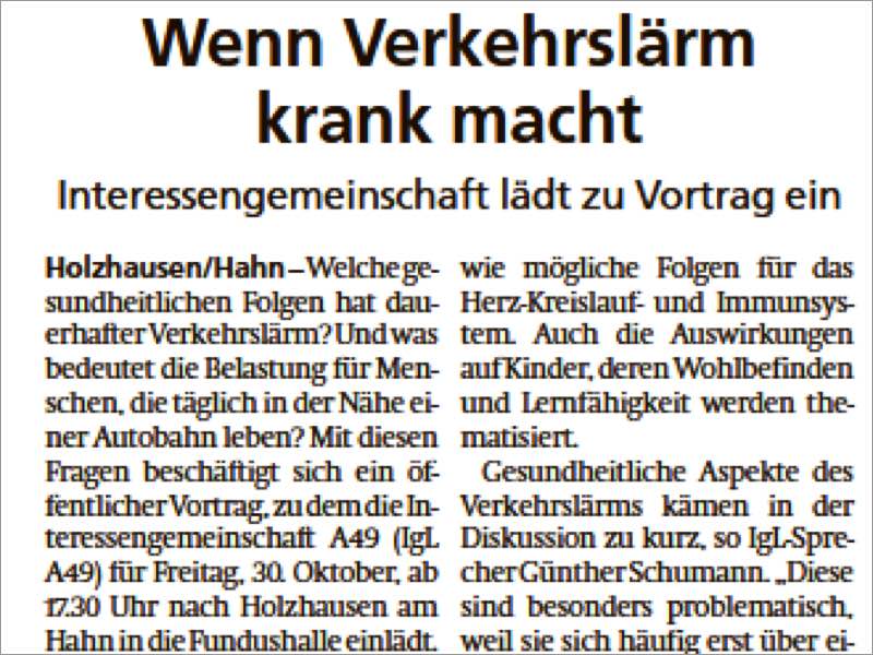 HNA Bericht zum Vortrag Dr. Schreckenberger am 30.10.2026